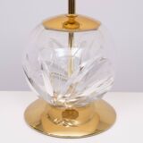 Crystal Ball Table lamp Hollywood Regency Germany 1970s