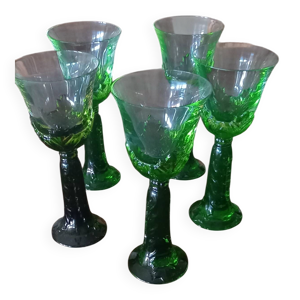 lot de 5 verres à vin
