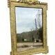 Deux miroir ancien 19eme bois chêne Napoléon sculpté