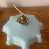 Suspension en opaline bleue