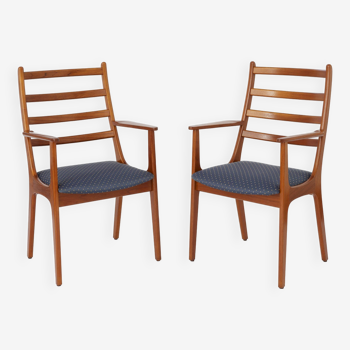 2 chaises à repas en teck années 1960 par KS Mobler, Danemark