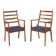 2 chaises à repas en teck années 1960 par KS Mobler, Danemark