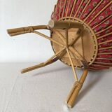 Rattan and Provencal fabric worker