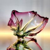 Murano vintage multicoloured bowl with organic design, Italy, 1960s