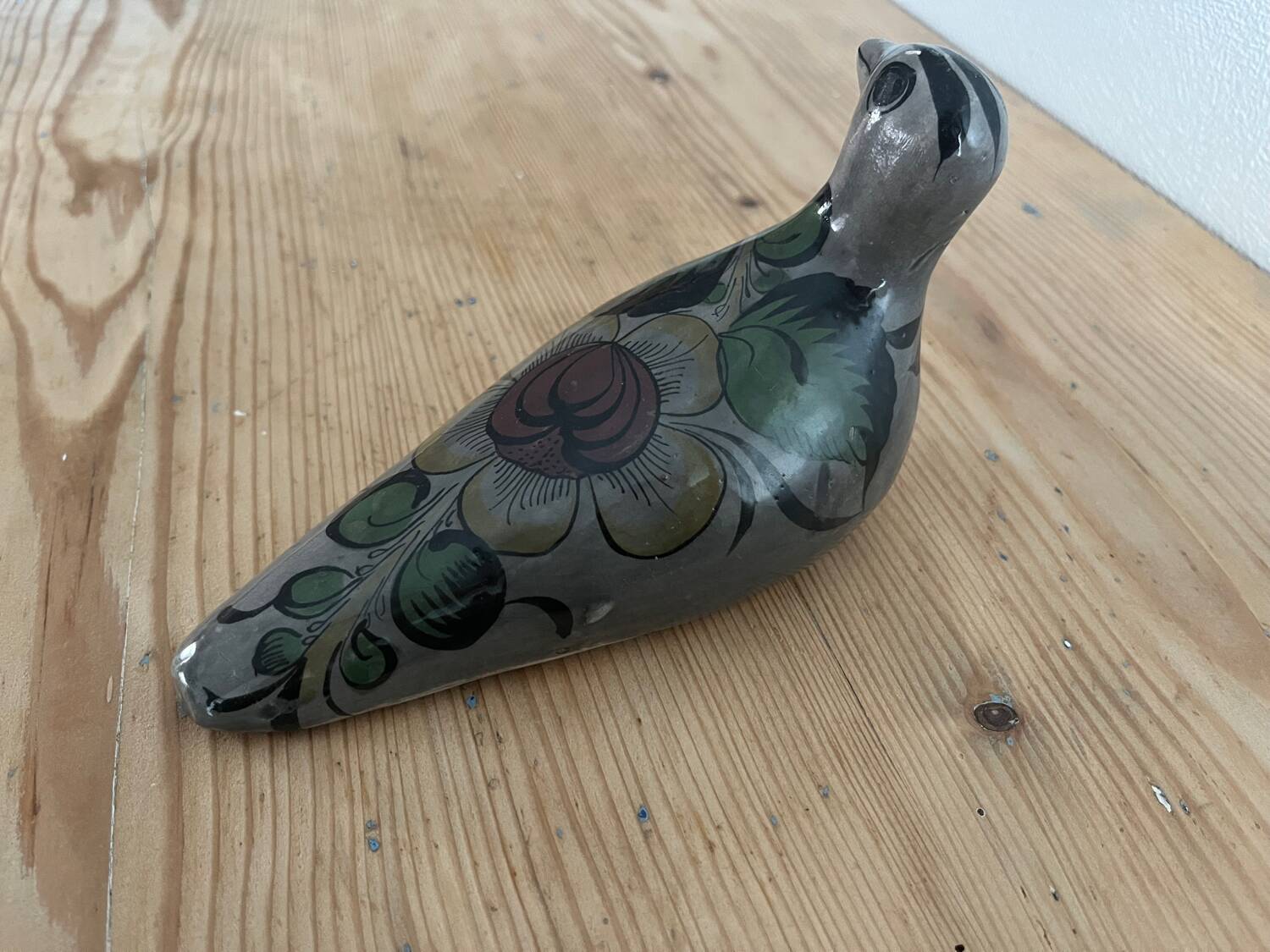 Vintage ceramic Mexican bird