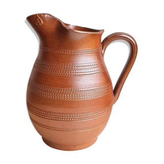 Stoneware pitcher