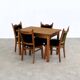 Art Deco dining table | table | 1970s | extendable