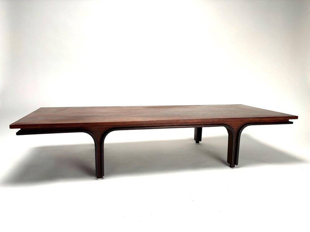 Mid-Century Italian Model 514 Coffee Table attributed to Gianfranco Frattini for Bernini, 1956