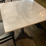 Marble bistro table from a Parisian cafe
