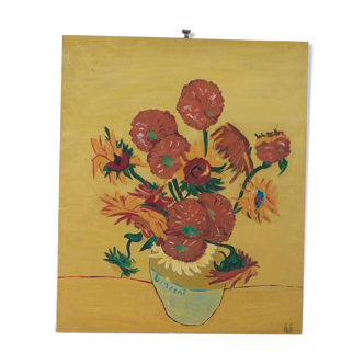 Painting with oil