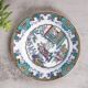 12 plates with large dish, Boch Frères Canton
