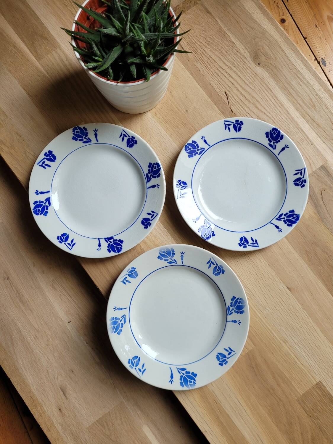 Set of 3 Luxembourg dessert plates