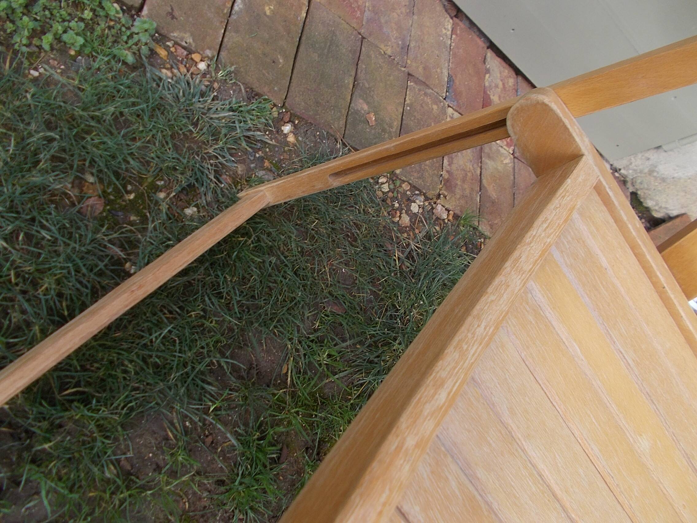 Wooden folding chair