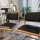 2 chaises Cesca B32 Marcel Breuer