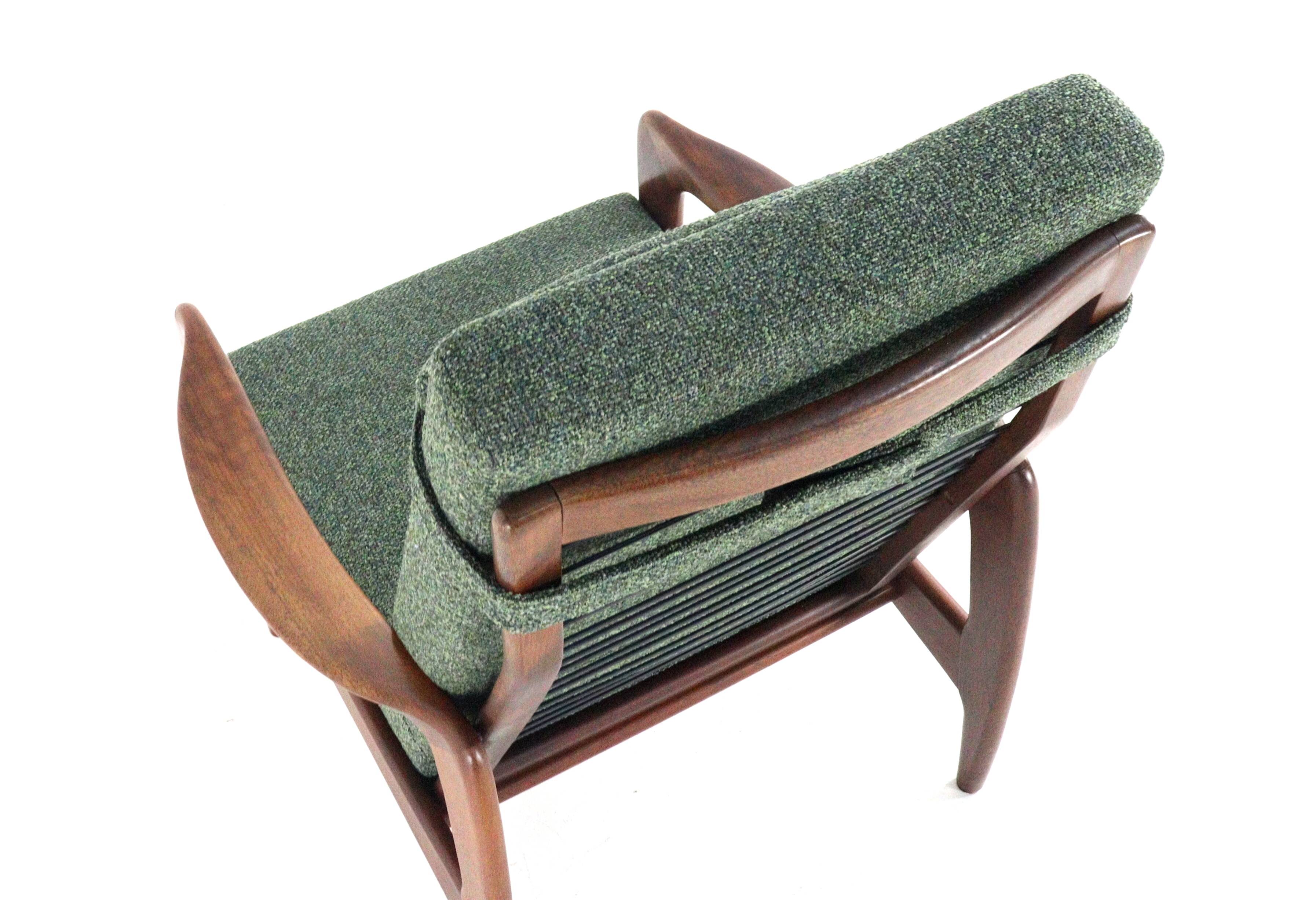 De Ster armchair men's model - dutch mid century modern design in teak