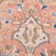 Tapis persan classique rose et bleu 9x12, 280x382 cm