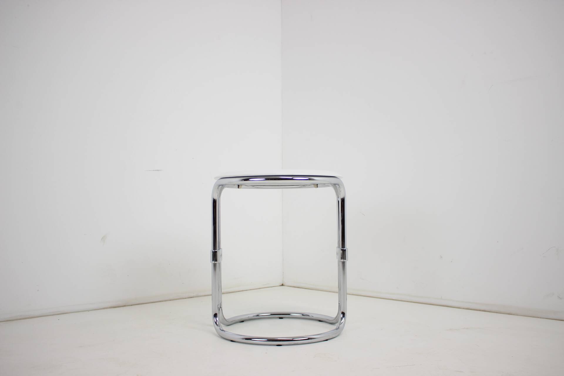 Chrome Stool by Keuco, 1980's, Germany