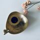 Old brass candlestick