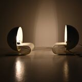 Paire de Lampes Bugia blanches de Giuseppe Cormio pour IGuzzini, 1970s