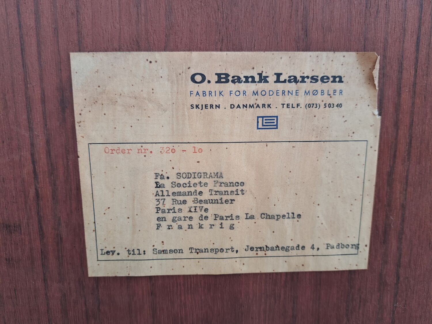 O.Bank Larsen Rosewood Bookcase