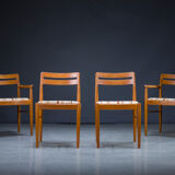 Mid-Century Danish Teak Dining Chairs by HW Klein for Bramin, 1970s, Set of 4