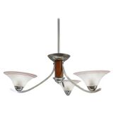 Art Deco three-arm chandelier, France, 1920s-1940s