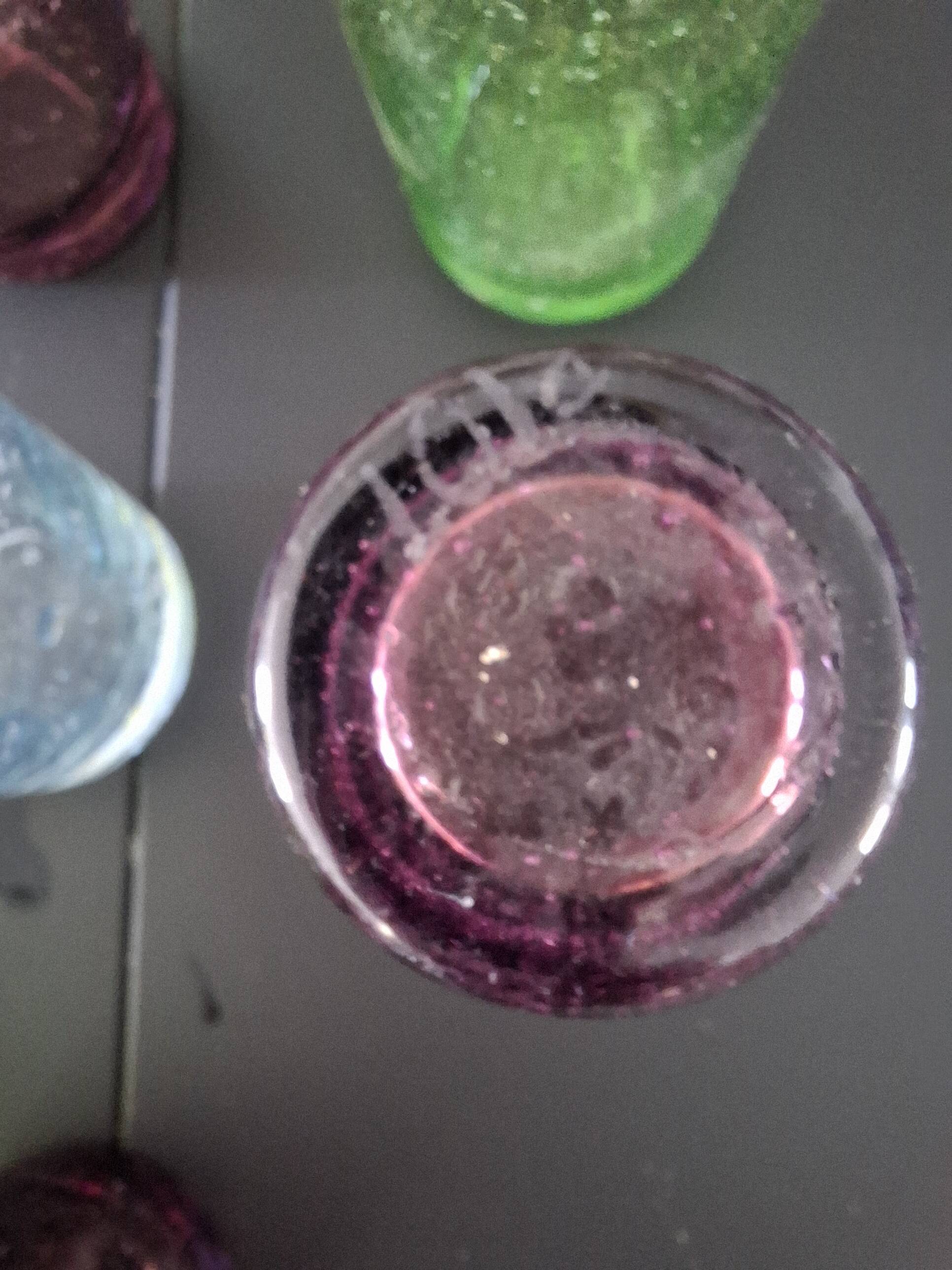 20 verres biot en verre souffle
