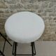 Pair of metal bar top stools in the 60s
