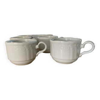 White Bareuther Bavaria Cups
