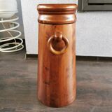 Vintage 70s wooden vase