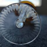 Two cut crystal glasses