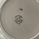 Lot 6 flat plates, 1 dish, 1 Ceranord Saint Amand Vintage 1950s dish