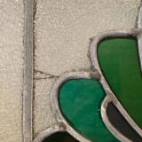 Double Art Deco stained glass partition doors from the 20th century