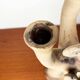 German Studio Pottery Sculptural Candleholder from Hans Fischer, 1980s