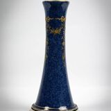 Vase soliflore en porcelaine et argent 1er titre - Paul Millet Début XXème
