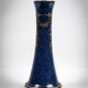 Porcelain and silver soliflore vase, 1st grade - Paul Millet, early 20th century