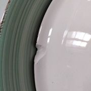 Set of 7 vintage flat and deep plates