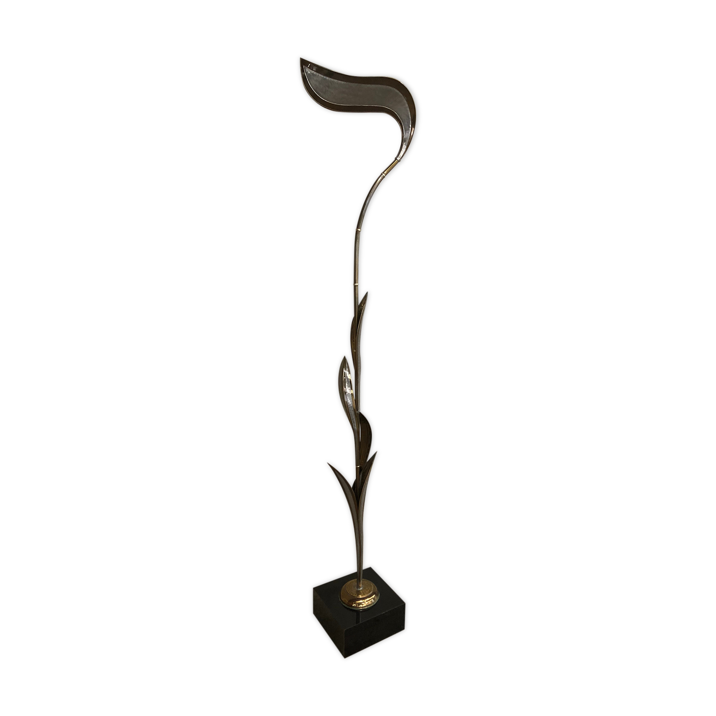 floral floor lamp of the 70s isabelle and richard faure