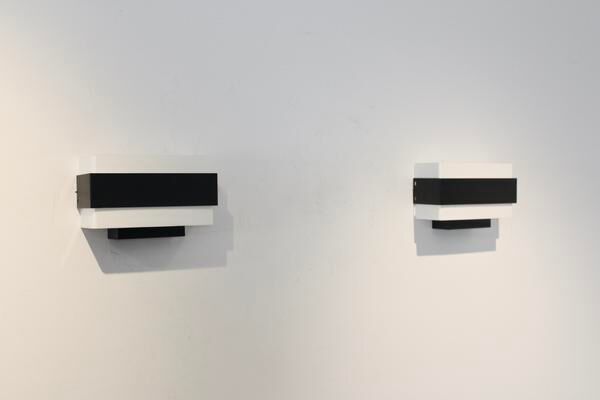 Louis Kalff Philips black and white wall apply