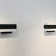 Louis Kalff Philips black and white wall apply