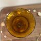 Handmade glass candle holder