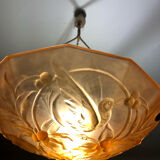 Suspension ancienne opaline