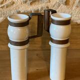 Pots de chocolatière de bistrot, fin XIXe siècle