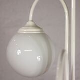 Floor lamp with three opaline balls
