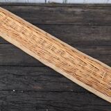 Wicker banneton and linen canvas