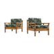Vintage rattan armchairs Vivai del Sud 1970s , set of 2