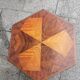 Gueridon old marquetry table old art deco vintage