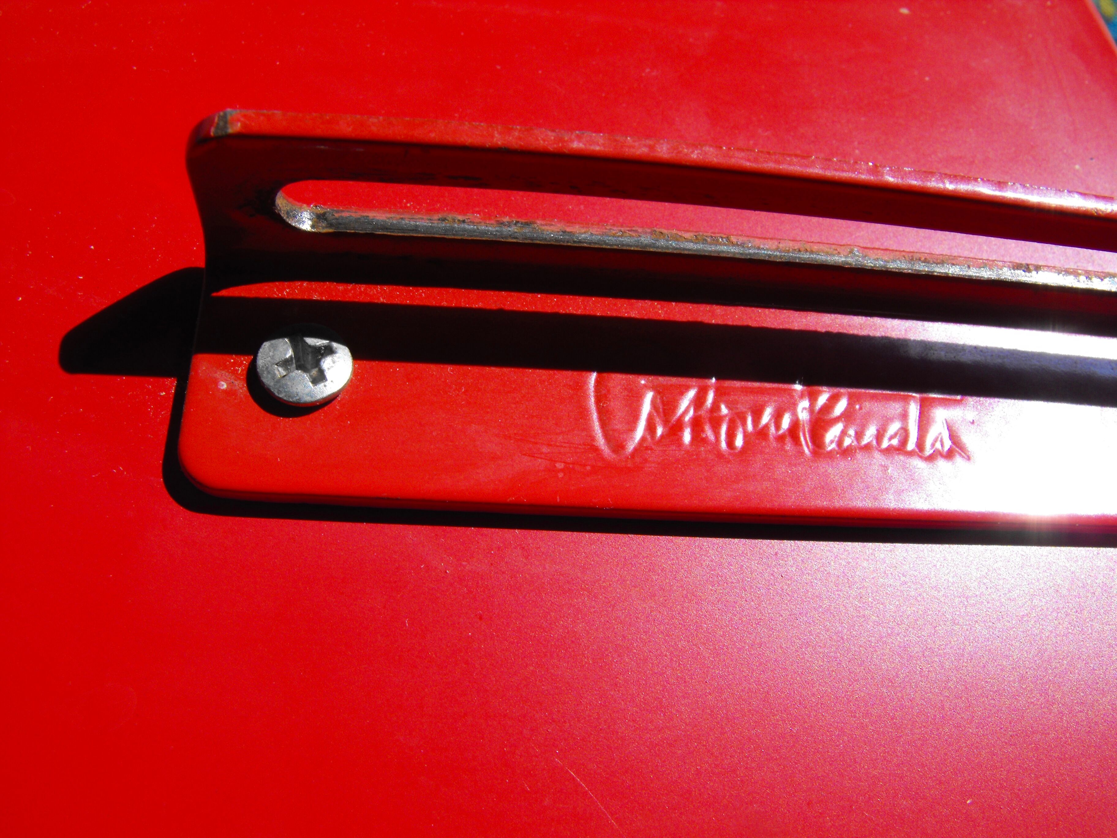 Chair folding "Dafne" Gastone Rinaldi of the 1970s