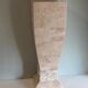 Column, Hollywood Regency style travertine pedestal, 1970s