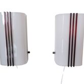 Set of 2 Italian wall lamps, 1970s